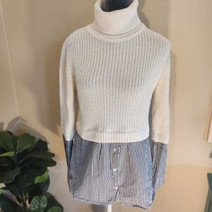 Stitches & Stripes Turtleneck